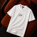 Boss Splash Logo Baskılı Beyaz Premium Erkek Tişört