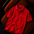 Tommy Hilfiger Premium Polo Yaka Erkek Tişört – Kırmızı