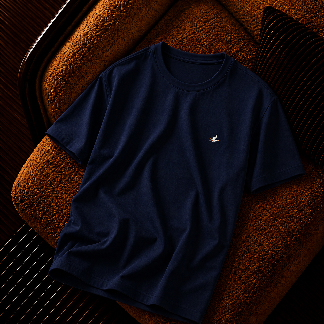“Beymen Club” Premium Erkek Bisiklet Yaka Basic Tişört – Lacivert