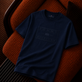 Tommy Hilfiger Kabartma Kutu Logo Lacivert Premium Erkek Tişört