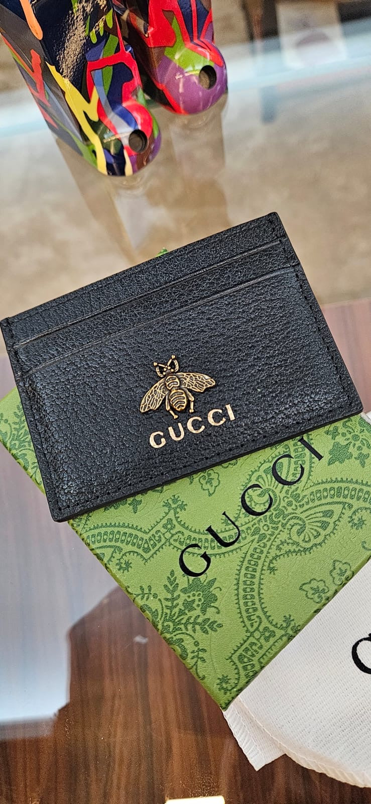 Premium Siyah Deri Kartlık | Unisex İnce Kartlık | Çok Bölmeli Minimal Tasarım