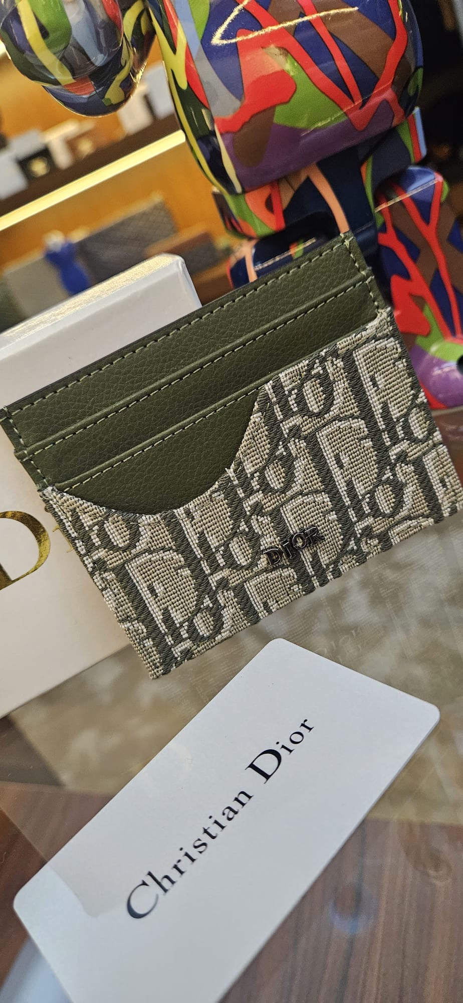 Premium Monogram Kartlık | Unisex İnce Kartlık | Çok Bölmeli Minimal Tasarım