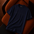 Tommy Hilfiger Kabartma Logo Lacivert Premium Erkek Tişört