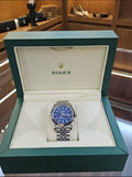 Premium Blue Dial Otomatik Erkek Kol Saati | Jubilee Çelik Kordon | Tarih Göstergeli
