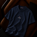 “Tommy Hilfiger” Bisiklet Yaka Kabartma Logo Lacivert Tişört