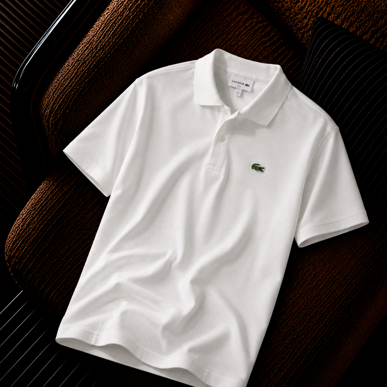 Lacoste Basic Polo Yaka Erkek Tişört – Beyaz