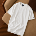 Tommy Hilfiger Tonal Logo Nakışlı Erkek T-Shirt – Beyaz