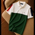 Tommy Hilfiger Renk Bloklu Yeşil Beyaz Polo Yaka Tişört